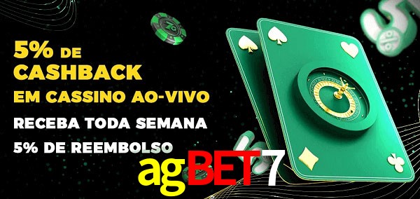 Promoções do cassino ao Vivo agbet7